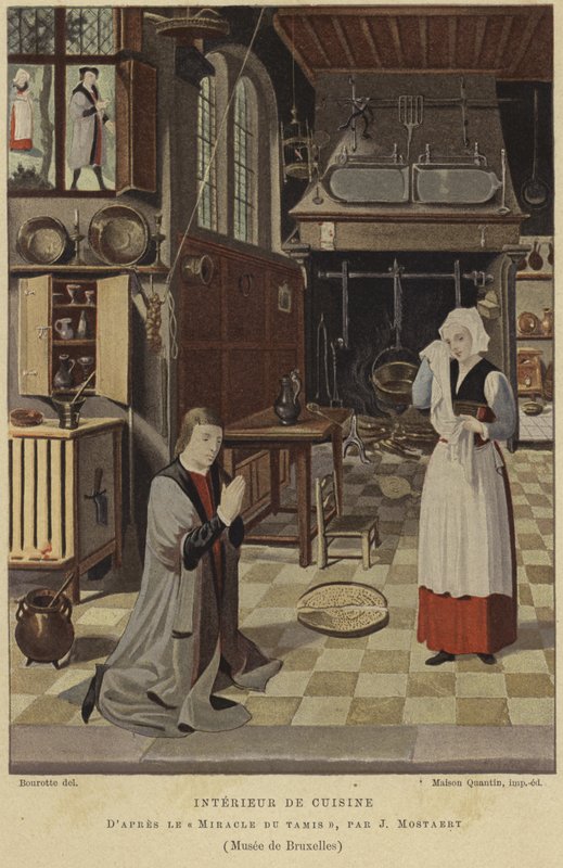 Keukeninterieur door Jan Mostaert