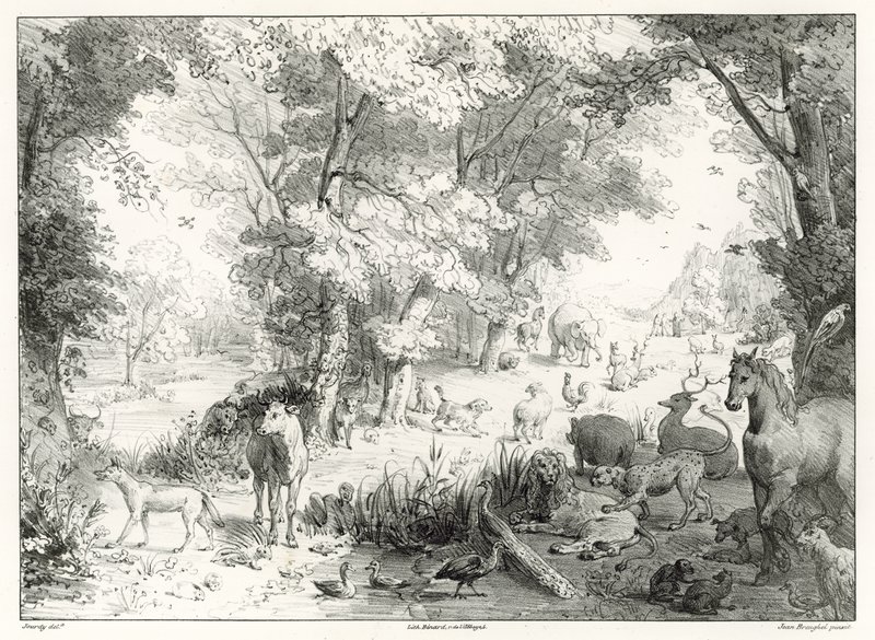 Aarde: het aardse paradijs door Jan the Elder Brueghel