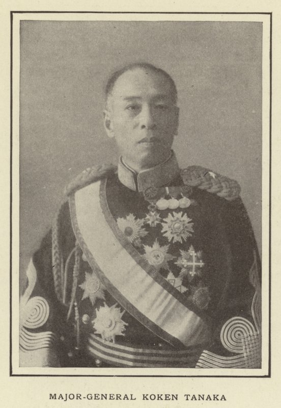 Generaal-majoor Koken Tanaka door Japanese Photographer
