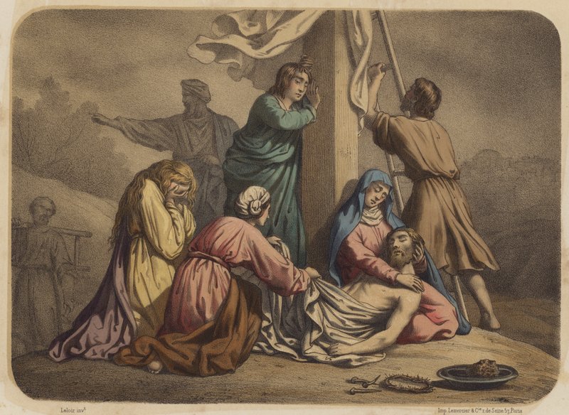De kruisafneming door Jean Baptiste Auguste Leloir