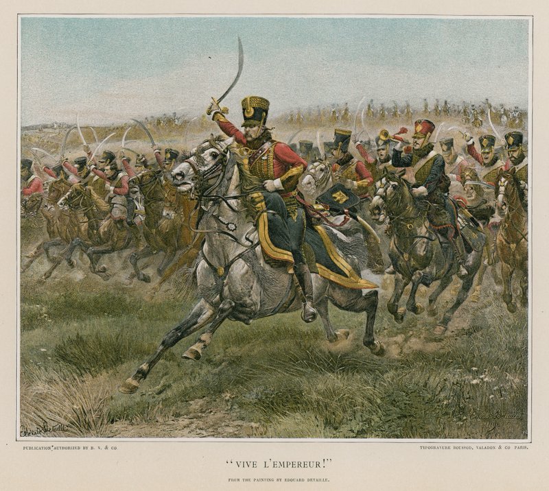 Leve de keizer! door Jean Baptiste Edouard Detaille