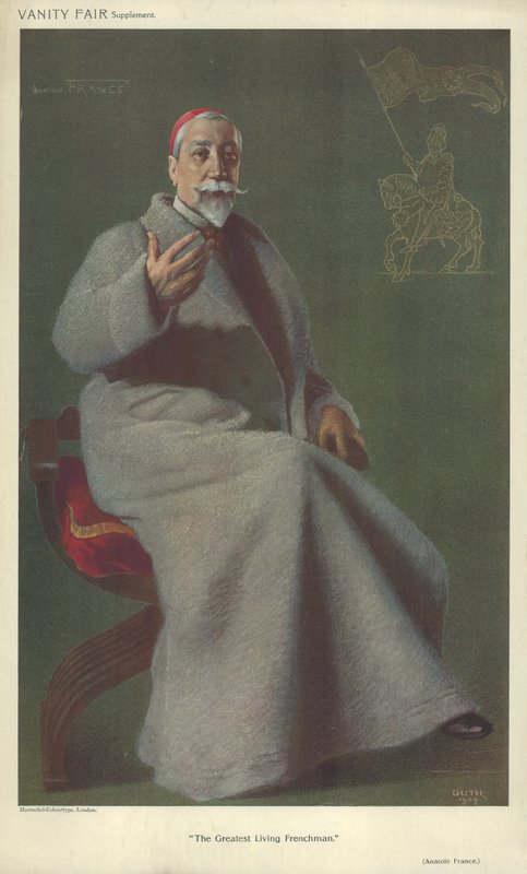 M Anatole France door Jean Baptiste Guth