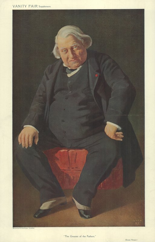 De Heer Joseph Ernest Renan door Jean Baptiste Guth