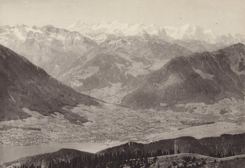 Uitzicht vanaf Rigi Kulm door Jean Gaberell