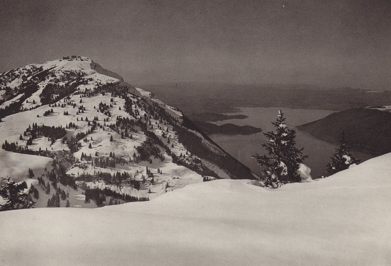 Rigi in de Winter door Jean Gaberell