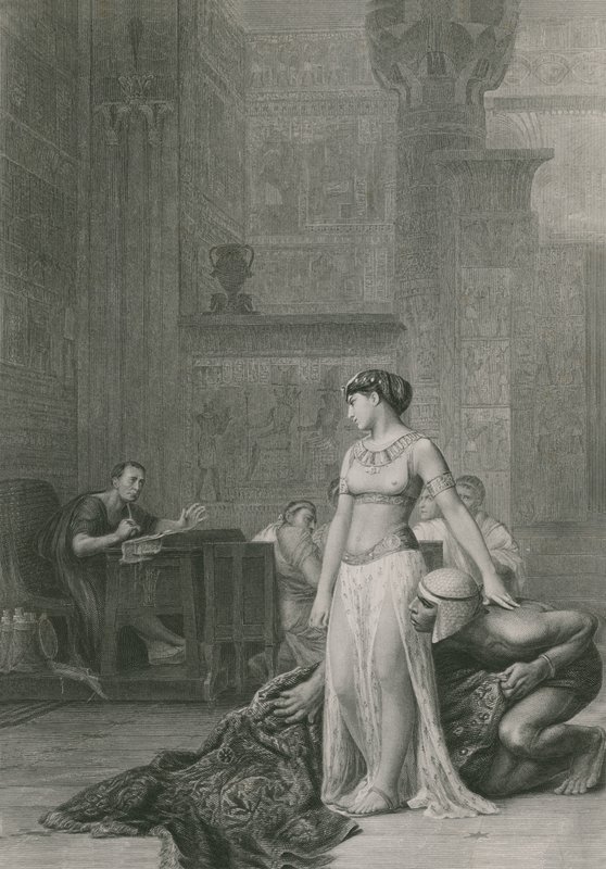 Cleopatra en Caesar door Jean Leon Gerome