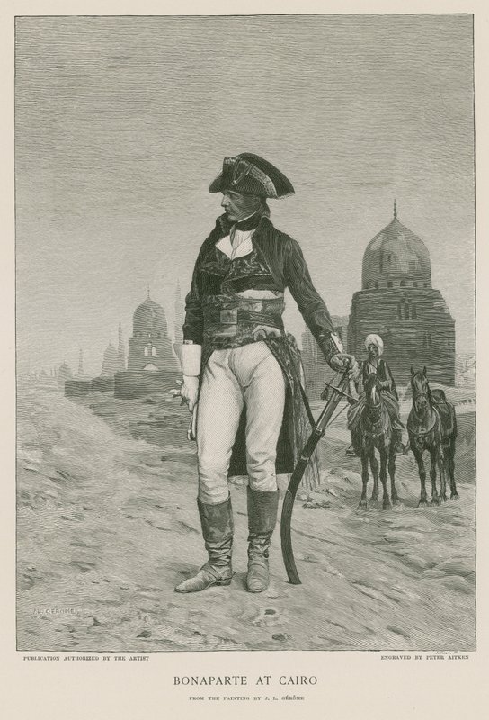 Napoleon in Caïro door Jean Leon Gerome