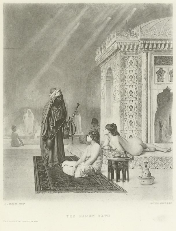 Het Harem Bad door Jean Leon Gerome