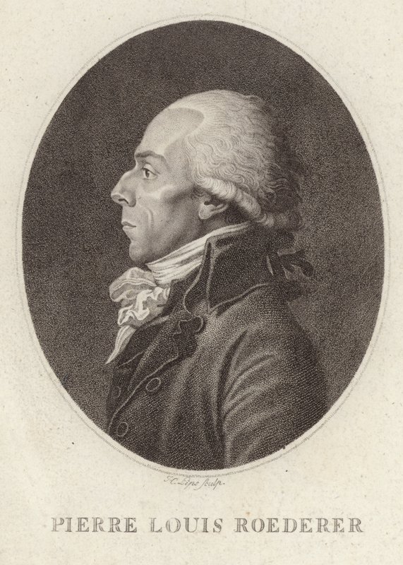 Portret van Pierre Louis Roederer door Jean Urbain Guerin