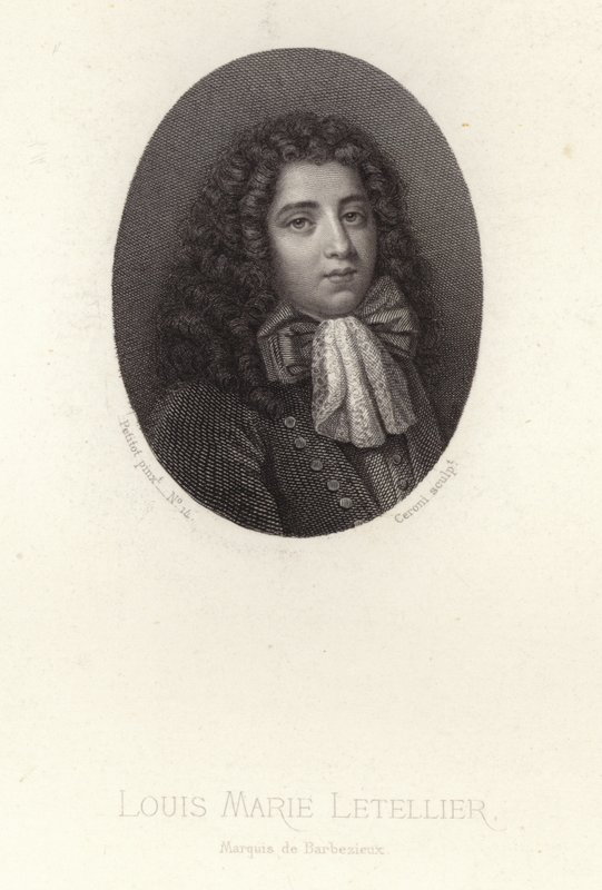 Louis-Marie Letellier door Jean the Elder Petitot