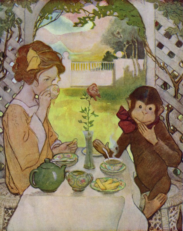 Belle en het Beest door Jessie Willcox Smith