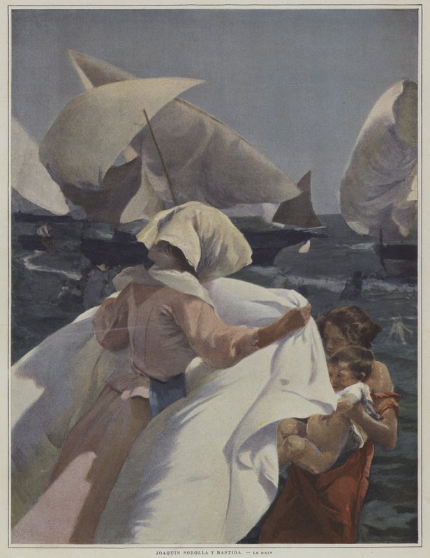 Het Bad door Joaquín Sorolla