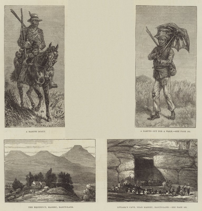 De Basuto Oorlog door Johann Nepomuk Schonberg