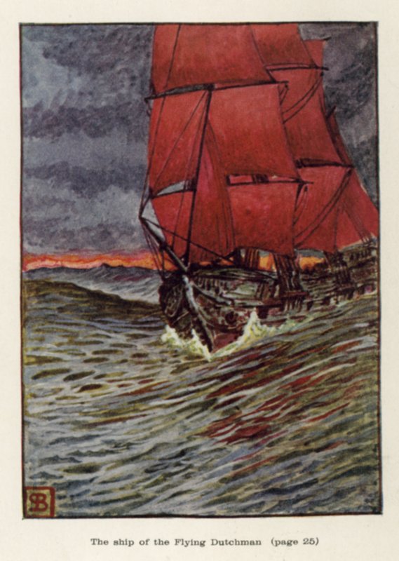 Het schip van de Vliegende Hollander door John Byam Liston Shaw