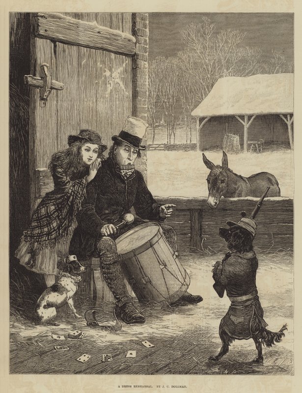 Een generale repetitie door John Charles Dollman