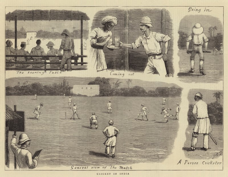 Cricket in India door John Charles Dollman