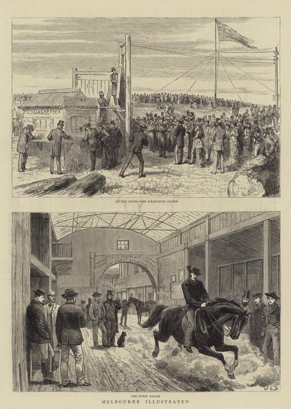 Melbourne Geïllustreerd door John Charles Dollman