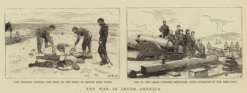 De Oorlog in Zuid-Amerika door John Charles Dollman