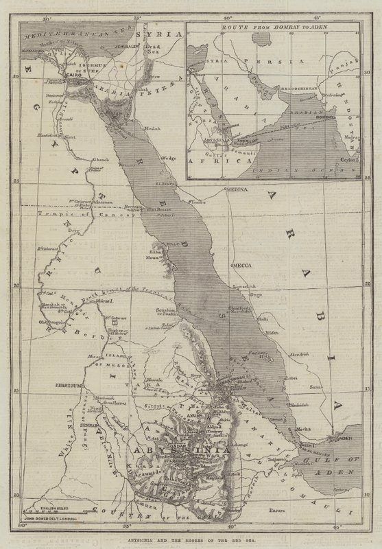 Abyssinië en de Kusten van de Rode Zee door John Dower
