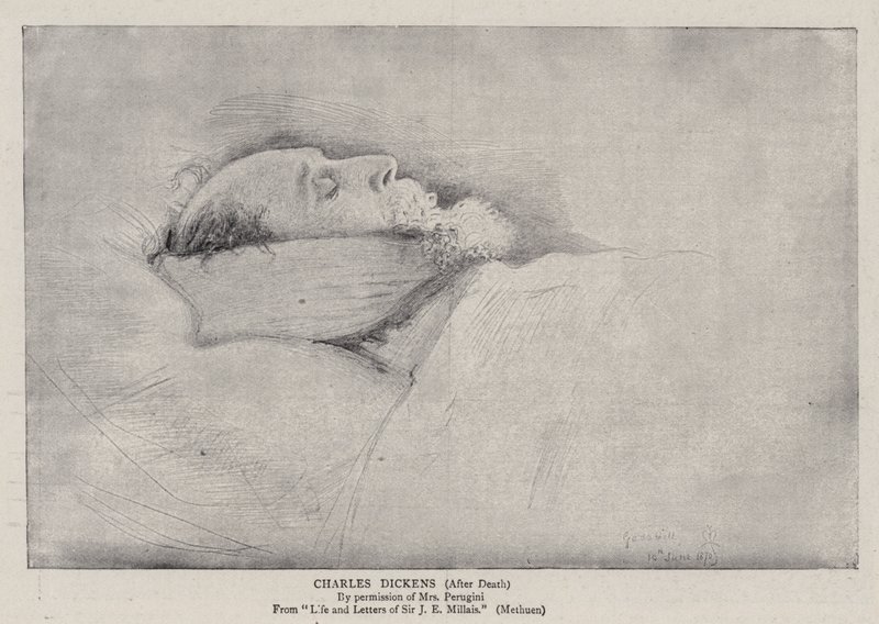 Charles Dickens door John Everett Millais