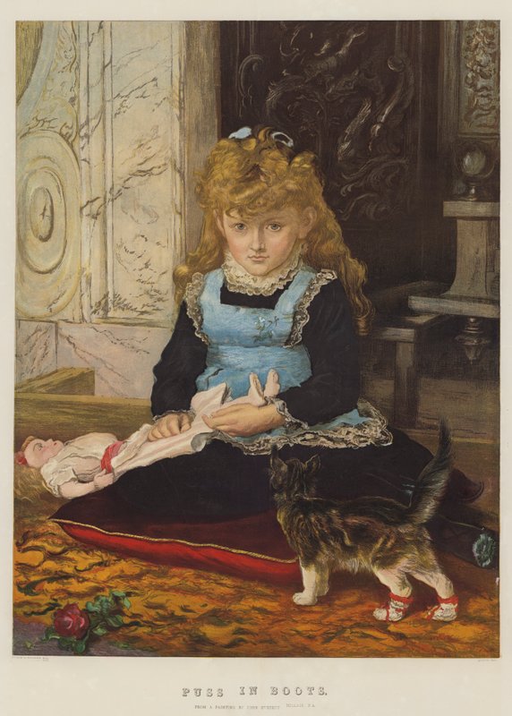 De Gelaarsde Kat door John Everett Millais