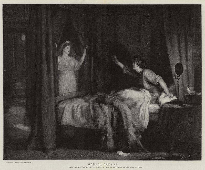 Spreek! Spreek! door John Everett Millais