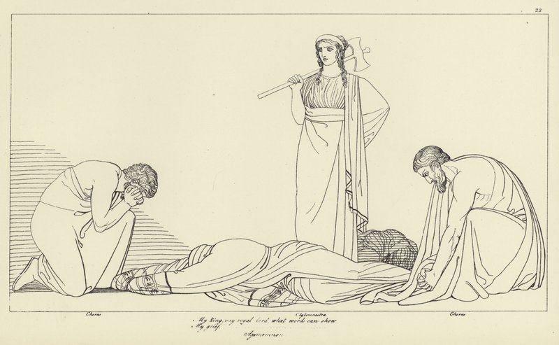 Agamemnon door John Flaxman