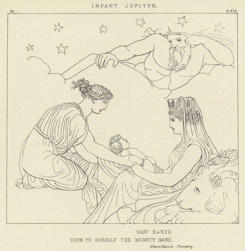Jonge Jupiter door John Flaxman