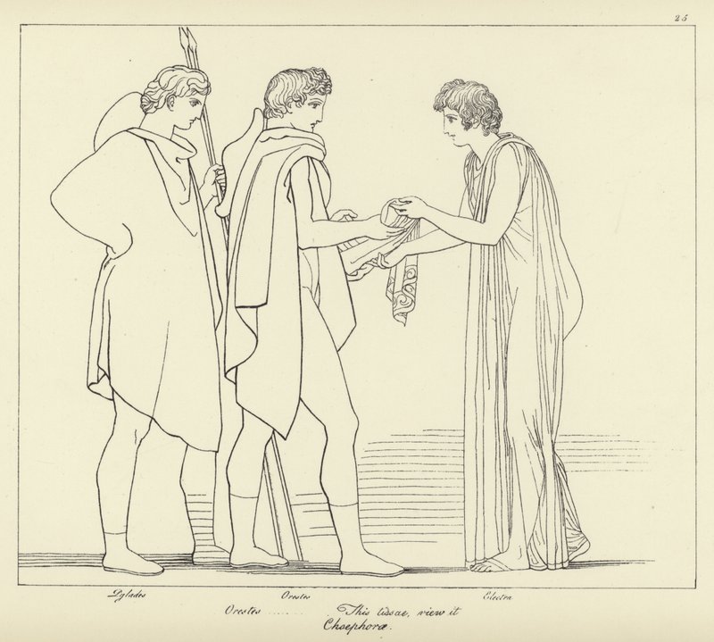 Orestes door John Flaxman