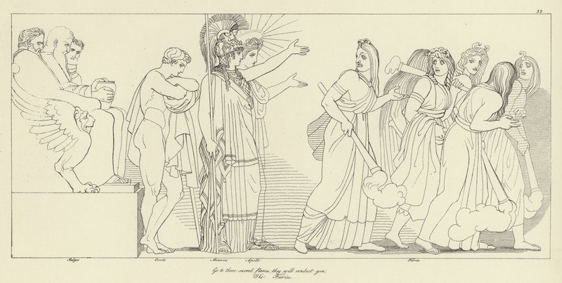 De Furieën door John Flaxman