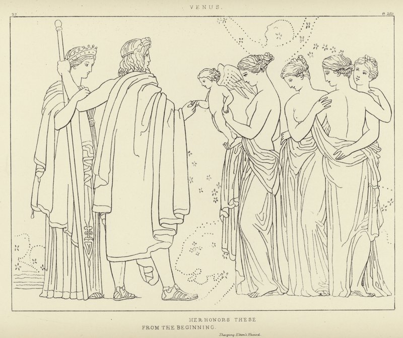 Venus door John Flaxman