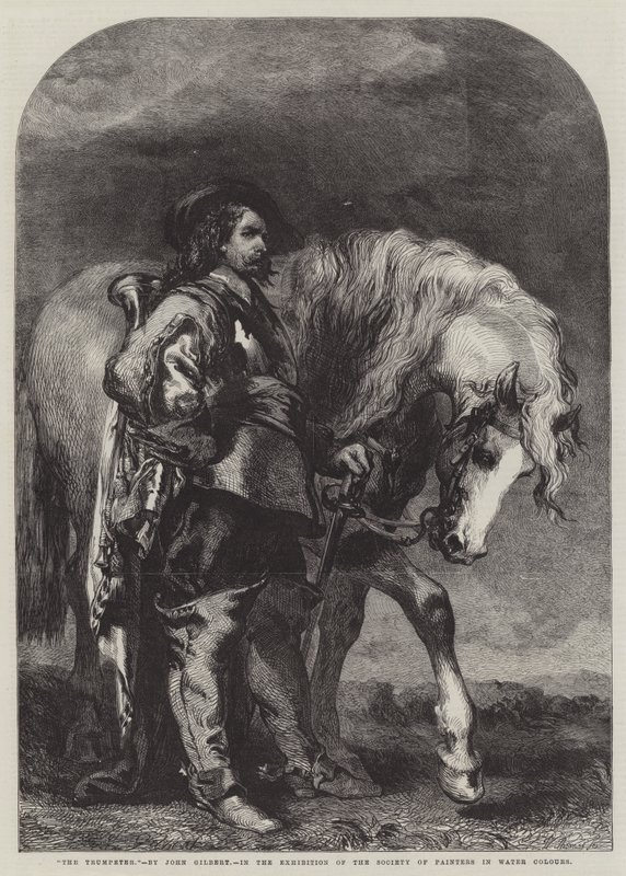 De Trompettist door John Gilbert