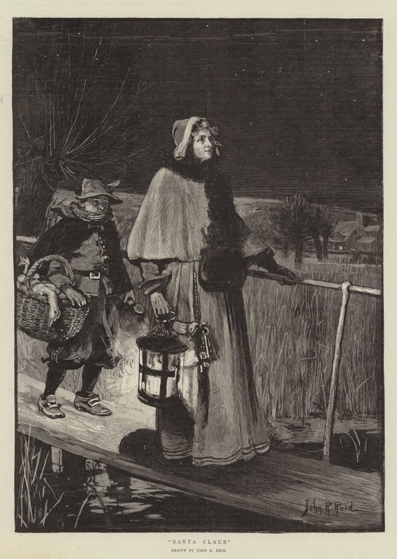 Kerstman door John Robertson Reid