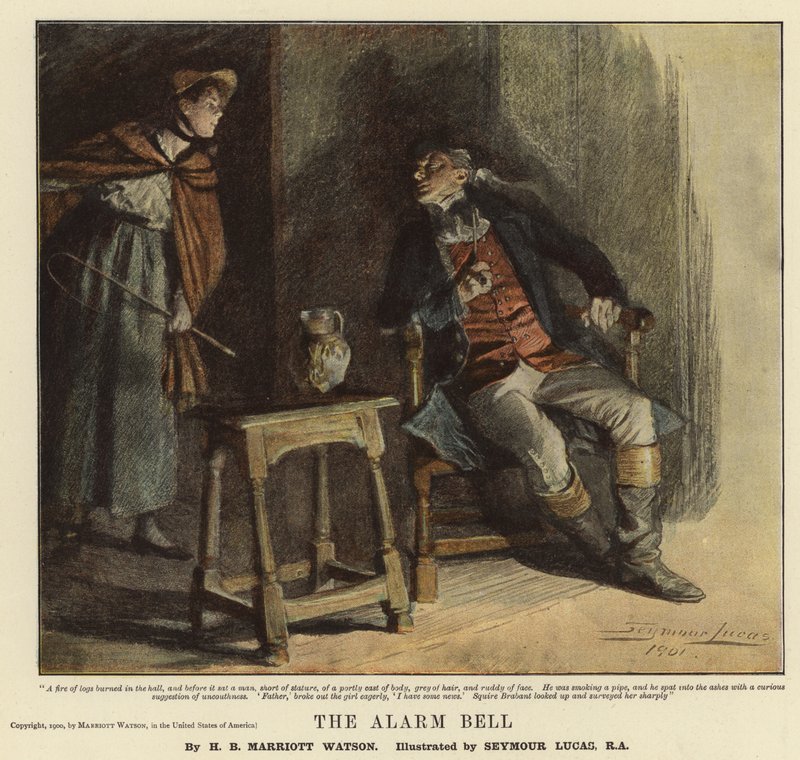 De Alarmbel door John Seymour Lucas