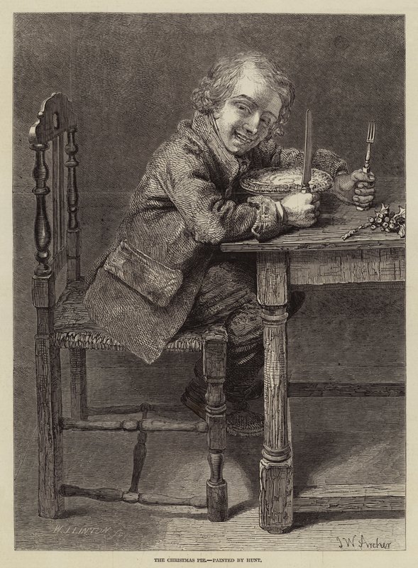 De Kersttaart door John Wykeham Archer