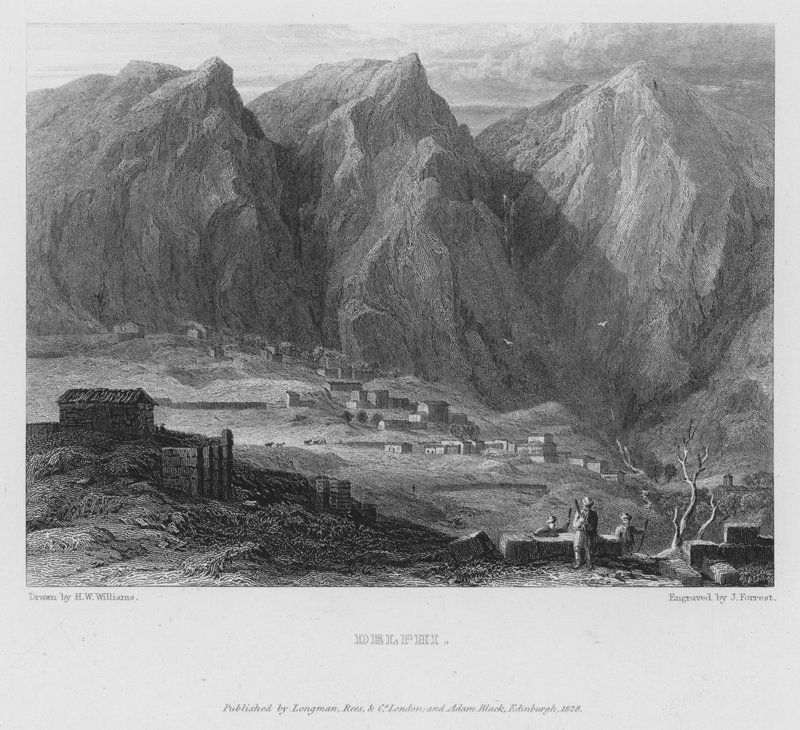 Delphi, Griekenland door John B. (after) Forrest