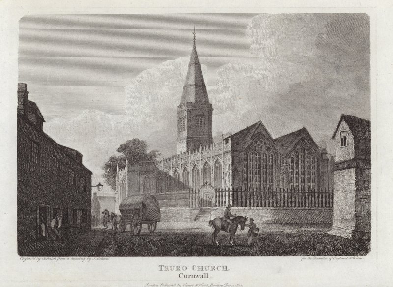 Truro Kerk, Cornwall door John Britton