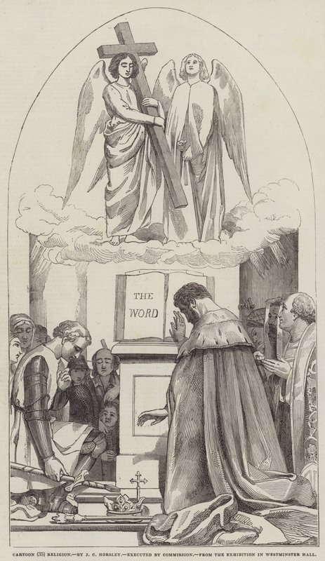 Cartoon, Religie door John Callcott Horsley