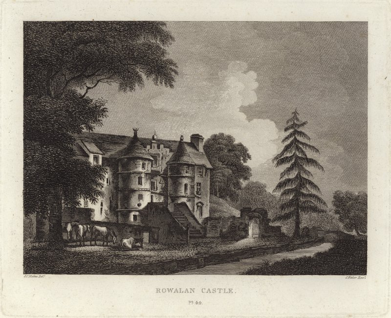 Kasteel Rowallan door John Claude Nattes