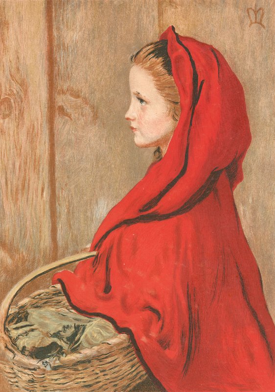 Roodkapje door John Everett Millais