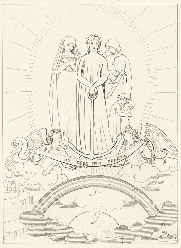 Geloof, Hoop en Liefde door John Flaxman