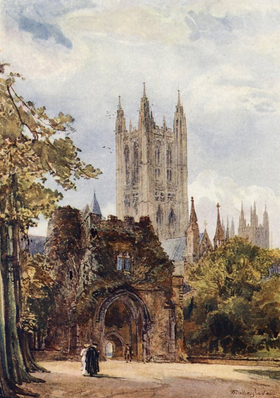 Bell Harry Tower, Canterbury Cathedral door John Fulleylove
