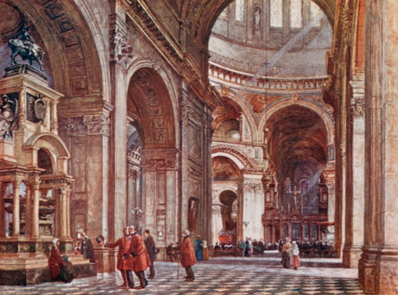 Interieur van de St. Paul