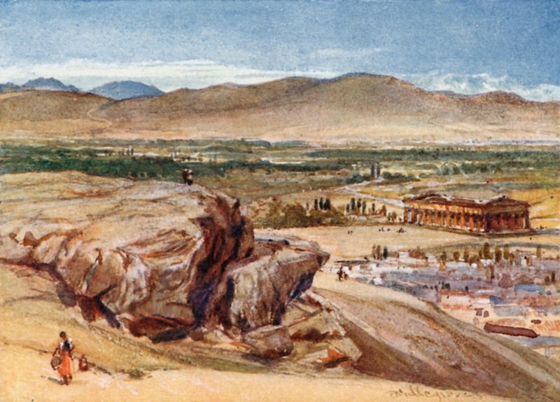 Het Areopagus en het Theseum door John Fulleylove
