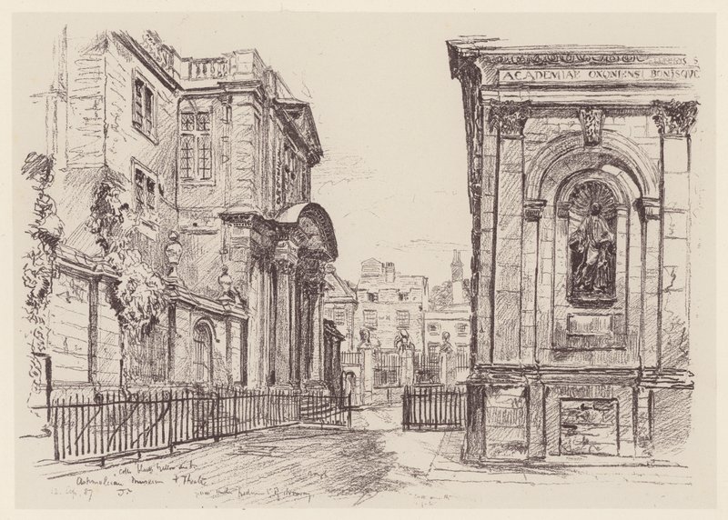 Het Ashmolean Museum door John Fulleylove