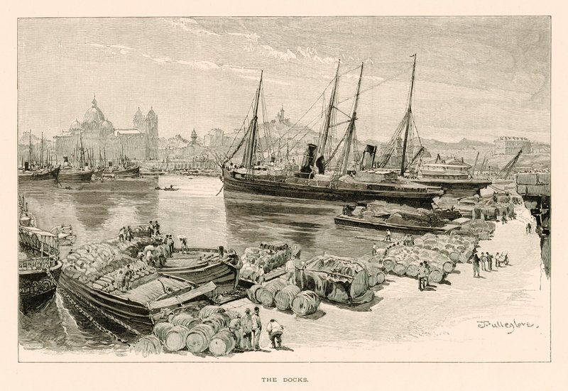 De Docks door John Fulleylove