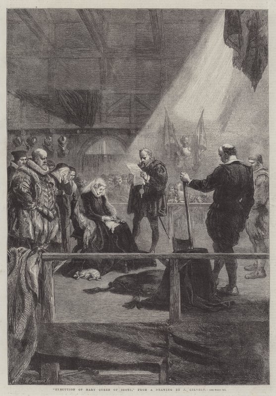 Executie van Mary Queen of Scots door John Gilbert
