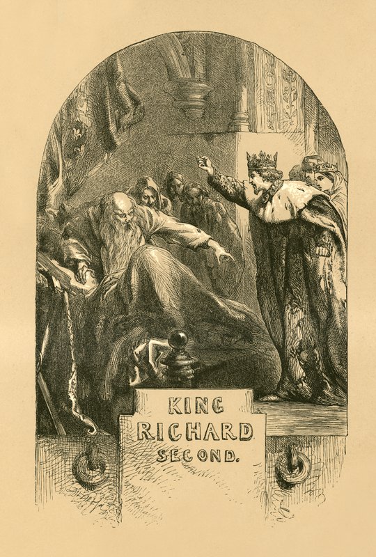 Koning Richard II door John Gilbert