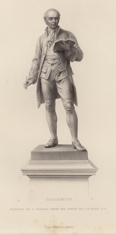 Standbeeld van Oliver Goldsmith door John Henry Foley
