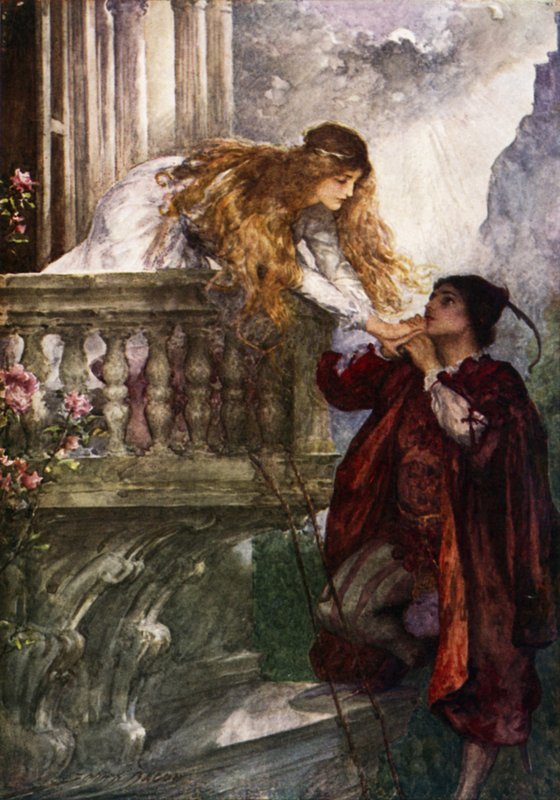 Romeo en Julia door John Henry Frederick Bacon